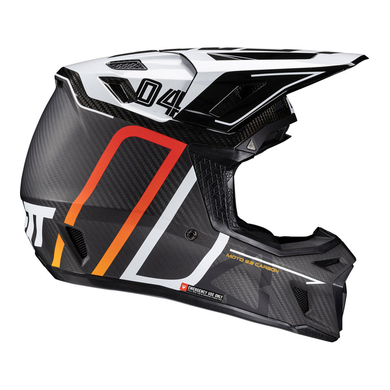 Load image into Gallery viewer, Leatt 2025 9.5 Helmet Kit - Carbon / White
