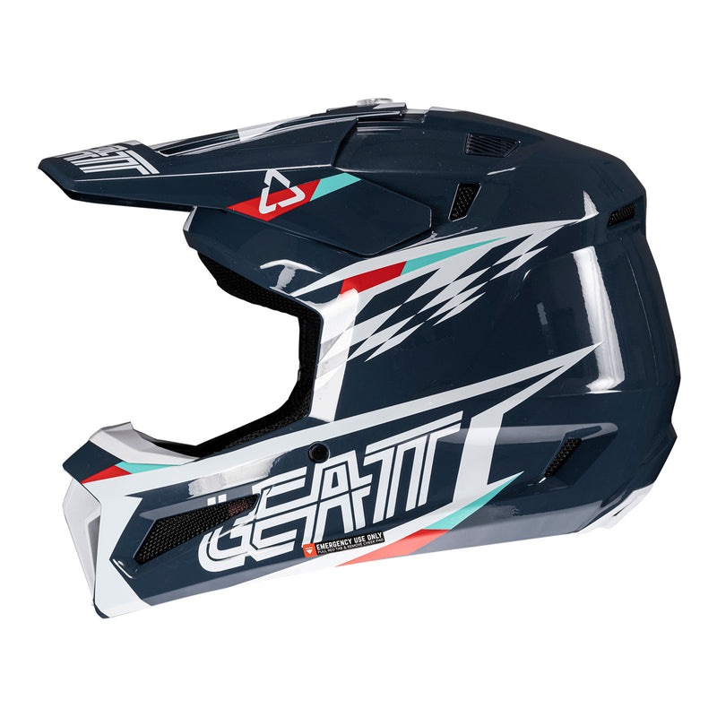Load image into Gallery viewer, Leatt 2025 3.5 Helmet Kit - Blue
