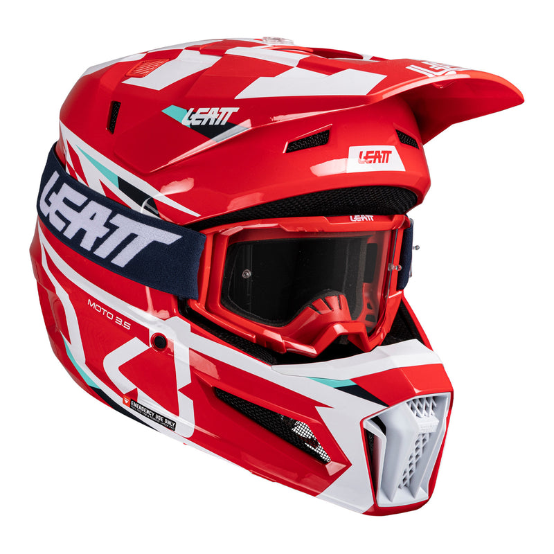 Load image into Gallery viewer, Leatt 2025 3.5 Helmet Kit - Red
