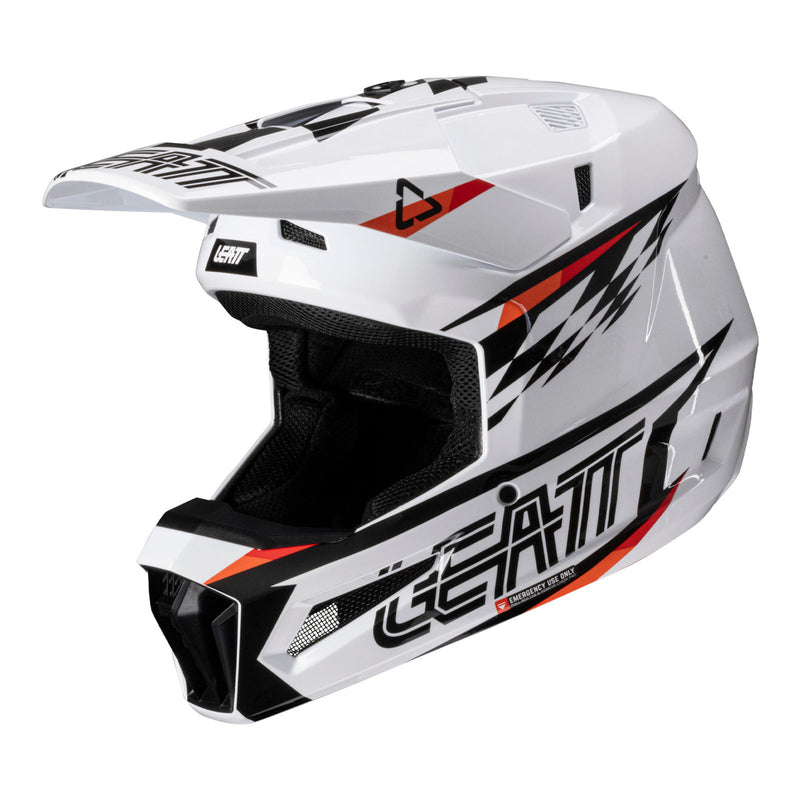 Load image into Gallery viewer, Leatt 2026 3.5 Helmet Kit - White
