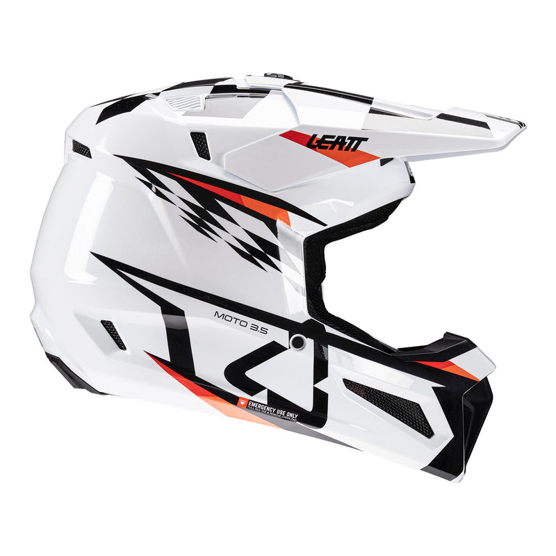 Load image into Gallery viewer, Leatt 2026 3.5 Helmet Kit - White
