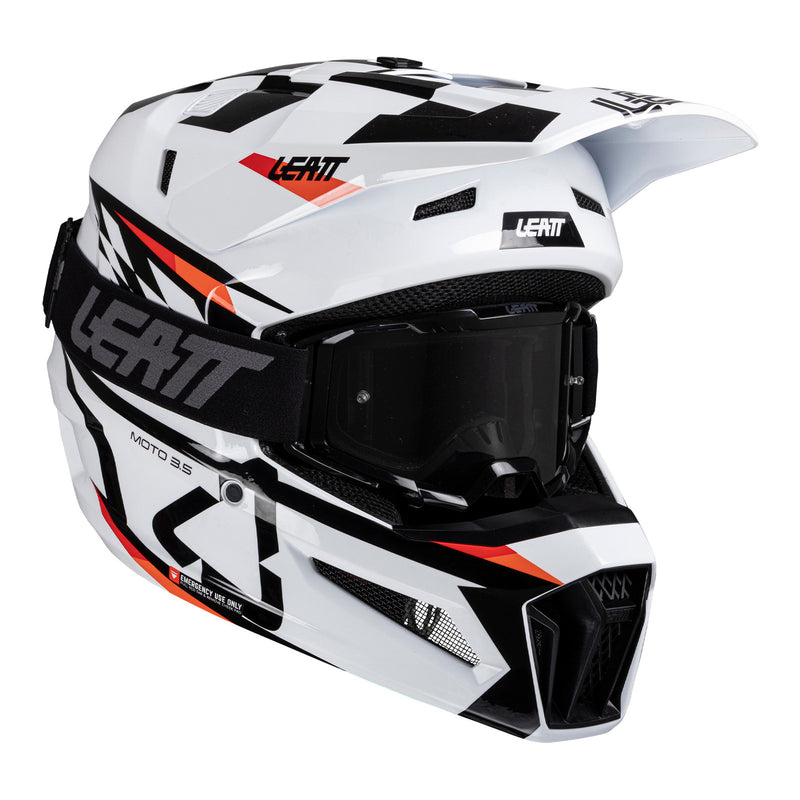 Load image into Gallery viewer, Leatt 2026 3.5 Helmet Kit - White
