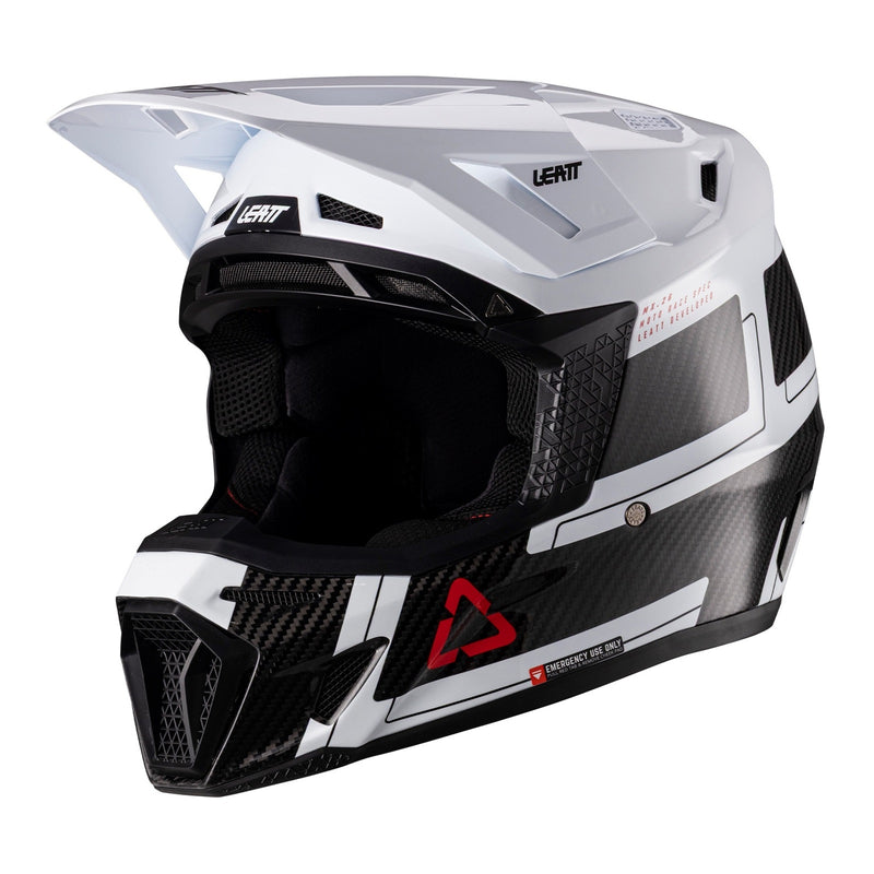 Load image into Gallery viewer, Leatt 2026 9.5 Helmet Kit - Carbon / White
