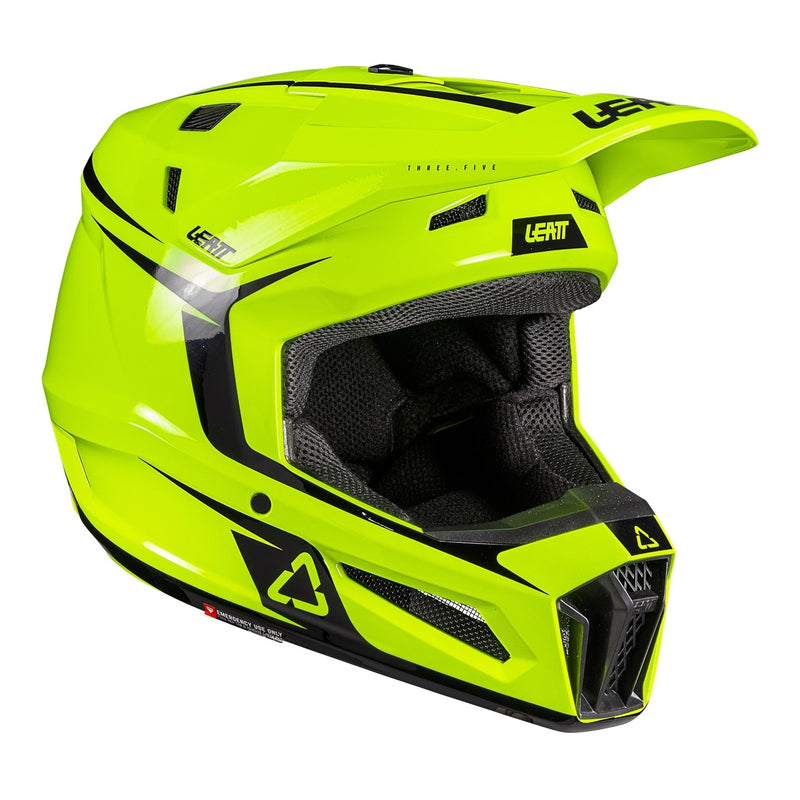 Load image into Gallery viewer, Leatt 2026 3.5 Helmet Kit - Neon Yellow
