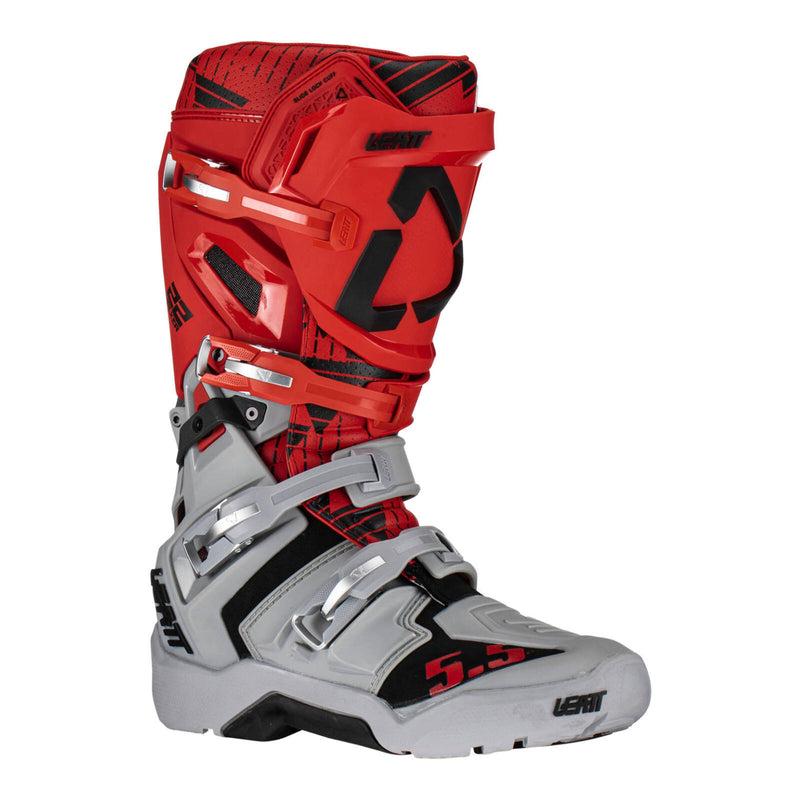 Load image into Gallery viewer, Leatt 5.5 FlexLock Enduro - Red / Grey
