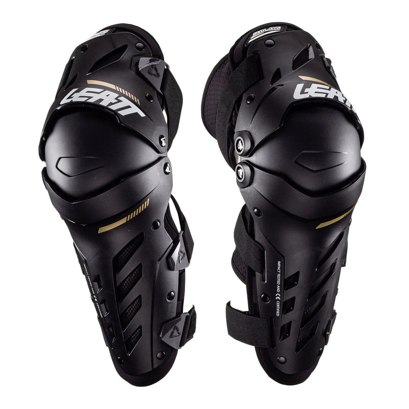 Load image into Gallery viewer, Leatt Dual Axis Knee &amp; Shin Guard - Black
