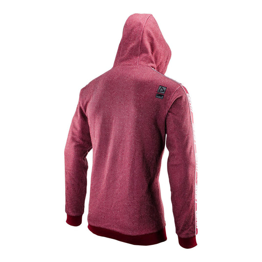 Leatt Premium Zip-Hoodie - Ruby