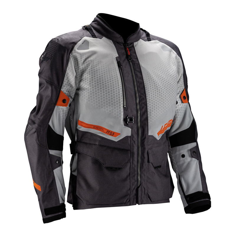 Load image into Gallery viewer, Leatt 5.5 ADV FlowTour Jacket - Iron
