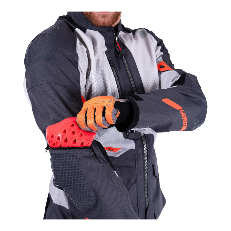 Load image into Gallery viewer, Leatt 5.5 ADV FlowTour Jacket - Iron
