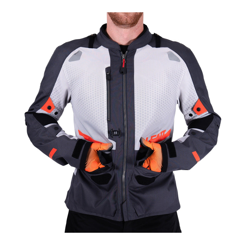 Load image into Gallery viewer, Leatt 5.5 ADV FlowTour Jacket - Iron
