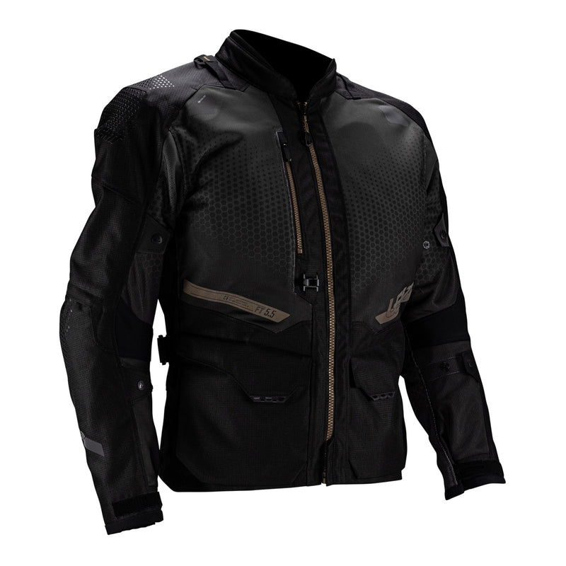 Load image into Gallery viewer, Leatt 5.5 ADV FlowTour Jacket - Stealth
