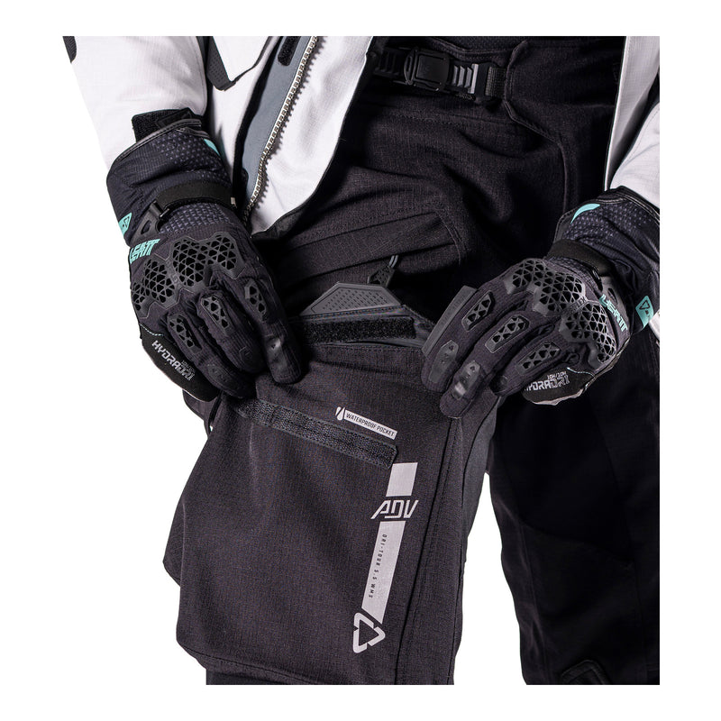 Load image into Gallery viewer, Leatt 5.5 ADV DriTour Women&#39;s Pant - Stealth Black / Grey
