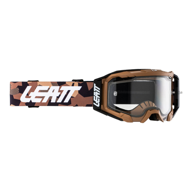 Load image into Gallery viewer, Leatt 5.5 Velocity Enduro Goggle - Stone / Clear 83%
