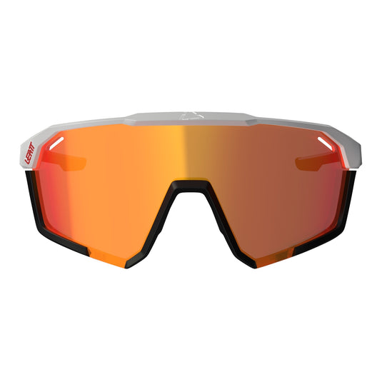 Leatt SpeedViz Pro Sunglasses - Black / White Iriz Cryztal Red 13 VLT