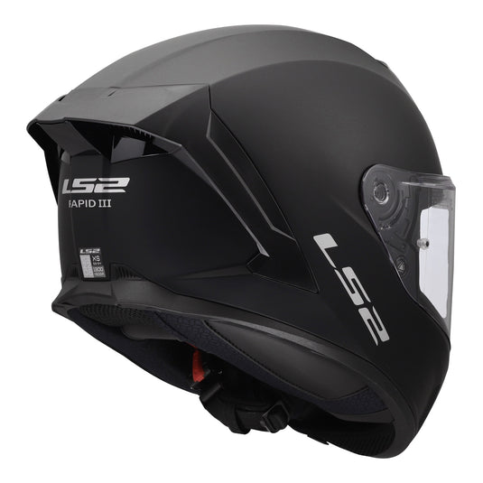 LS2 FF820 Rapid III Solid Helmet - Matte Black