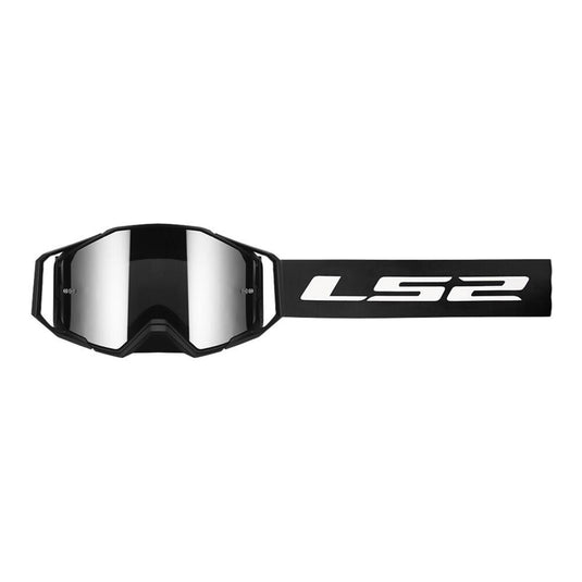 LS2 Netic Goggle - Black with Iridium Visor