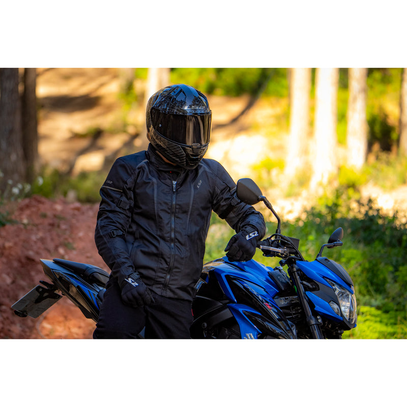 Load image into Gallery viewer, LS2 Sepang Men's Jacket - Black / Dark Grey
