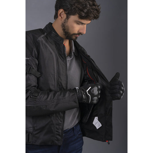 LS2 Sepang Men's Jacket - Black / Dark Grey