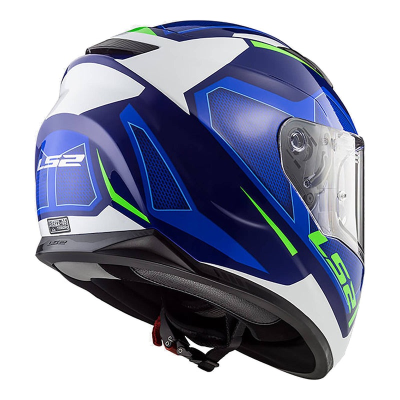 Load image into Gallery viewer, LS2 FF320 Stream Evo Axis Helmet - White / Blue

