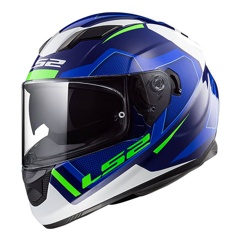 Load image into Gallery viewer, LS2 FF320 Stream Evo Axis Helmet - White / Blue

