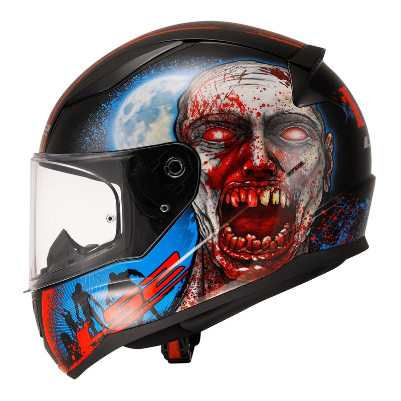 Load image into Gallery viewer, LS2 FF353 Rapid II Zombie - Matte Black / Red / White
