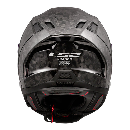 LS2 FF807 Dragon Forged Helmet - Gloss Carbon 06