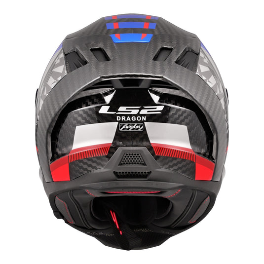 LS2 FF807 Dragon Trax - Blue / Red / Carbon 06