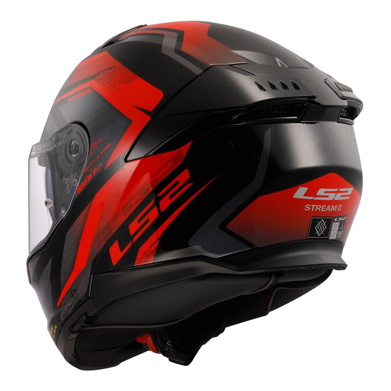 Load image into Gallery viewer, LS2 FF808 Stream II Fury - Black / Red 06

