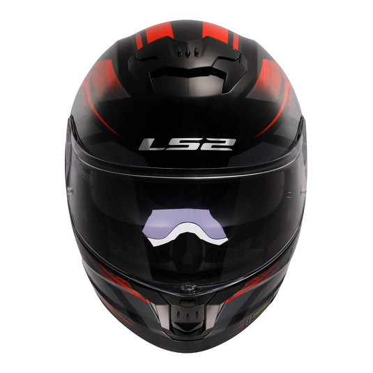 LS2 FF808 Stream II Fury - Black / Red 06