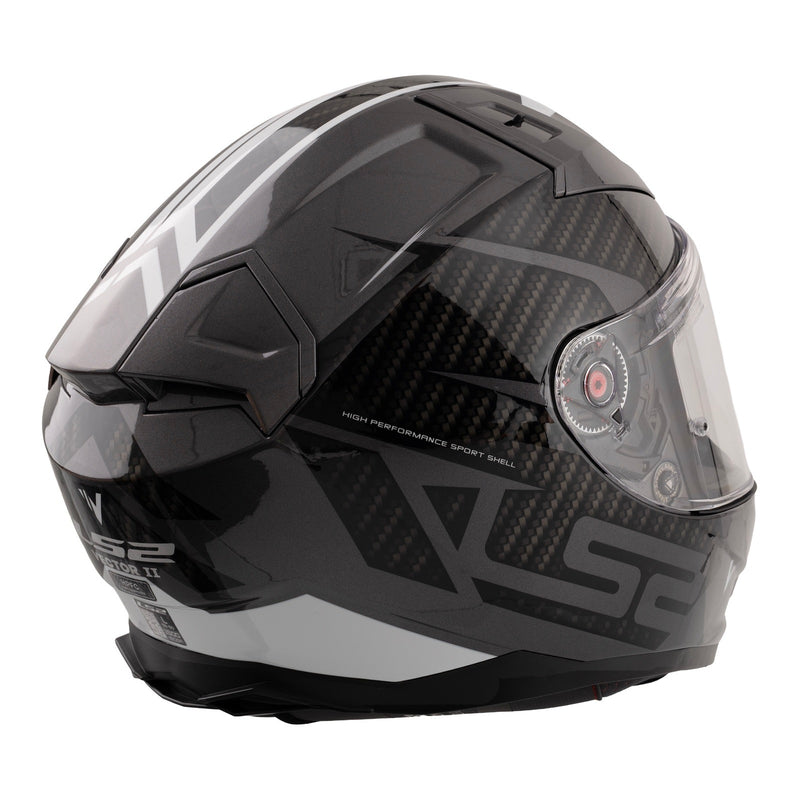 Load image into Gallery viewer, LS2 FF811 Vector II Splitter Helmets - Gloss Black / White 06
