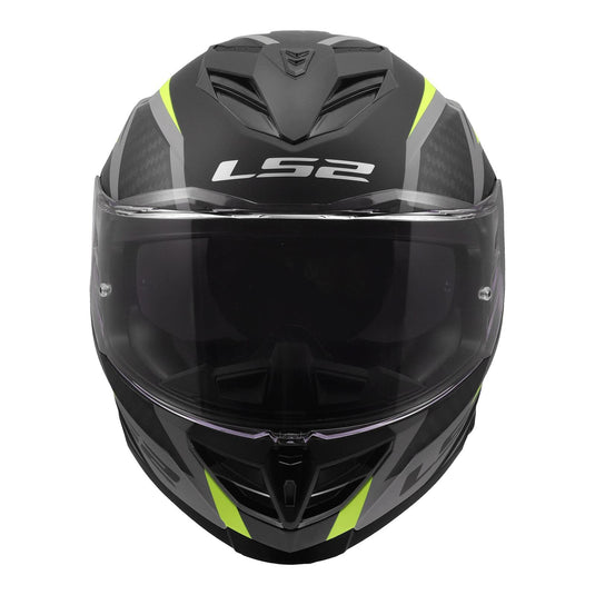 LS2 FF818 Storm III Dynamo Helmet - Black / Hi-Vis Yellow