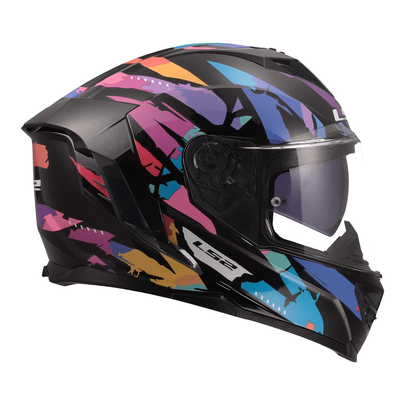 Load image into Gallery viewer, LS2 FF818 Storm III Kaos Helmet - Black / Purple
