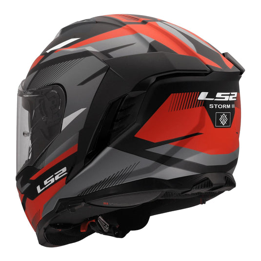 LS2 FF818 Storm III Komai Helmet - Black / Red