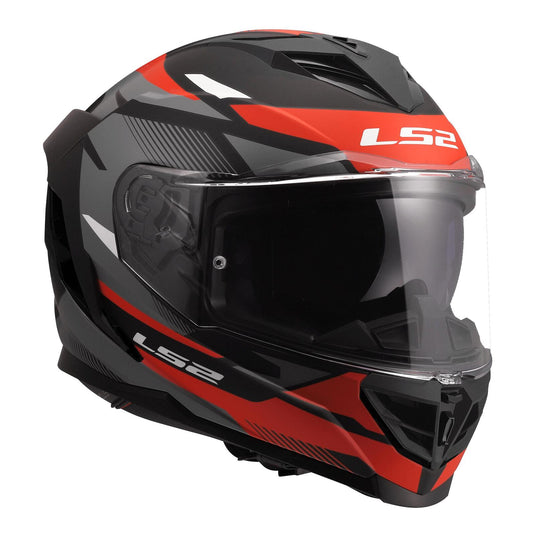 LS2 FF818 Storm III Komai Helmet - Black / Red