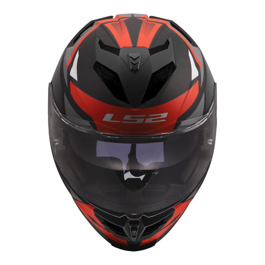 LS2 FF818 Storm III Komai Helmet - Black / Red