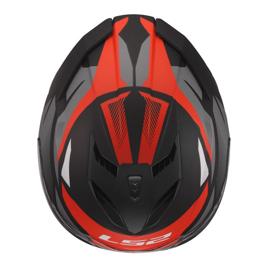 LS2 FF818 Storm III Komai Helmet - Black / Red