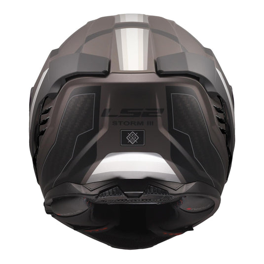 LS2 FF818 Storm III Sporty Helmet - Black / Grey