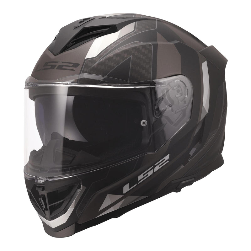 Load image into Gallery viewer, LS2 FF818 Storm III Sporty Helmet - Black / Grey
