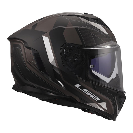 LS2 FF818 Storm III Sporty Helmet - Black / Grey