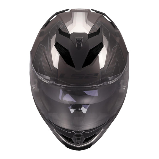 LS2 FF818 Storm III Sporty Helmet - Black / Grey