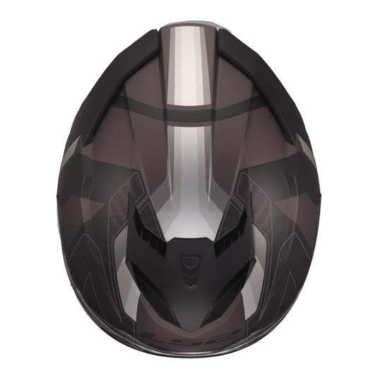 LS2 FF818 Storm III Sporty Helmet - Black / Grey