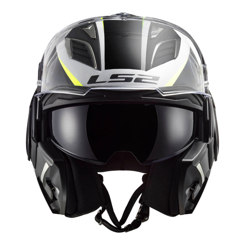 Load image into Gallery viewer, LS2 FF900 Valiant II Codex Helmet - White / Black
