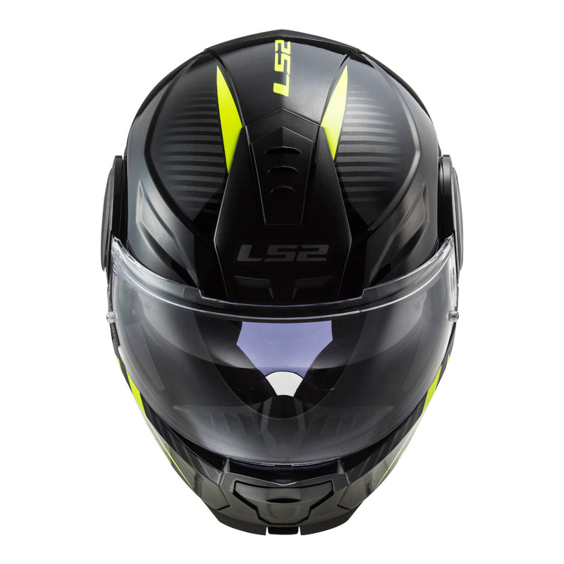 Load image into Gallery viewer, LS2 FF902 Scope Skid Helmet - Black / Hi-Vis Yellow
