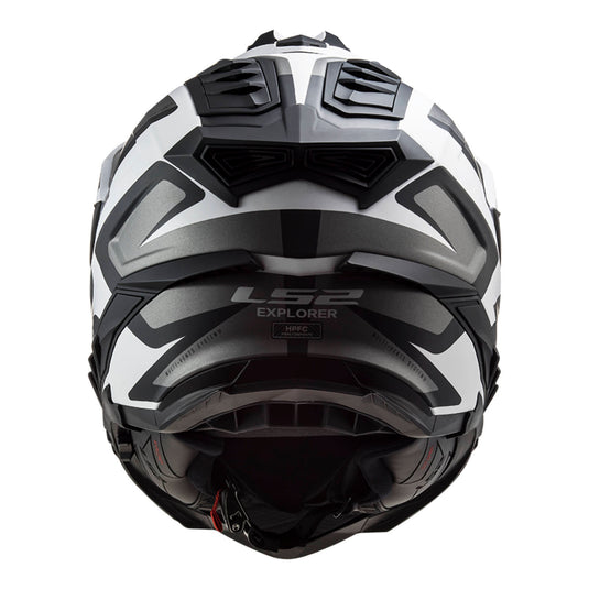 LS2 MX701 Explorer Alter Helmet - Matte Black / White (XS)