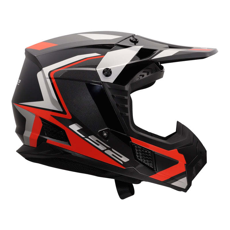 Load image into Gallery viewer, LS2 MX706 COZ Frontier II Helmet - Red / Black / Titanium 06

