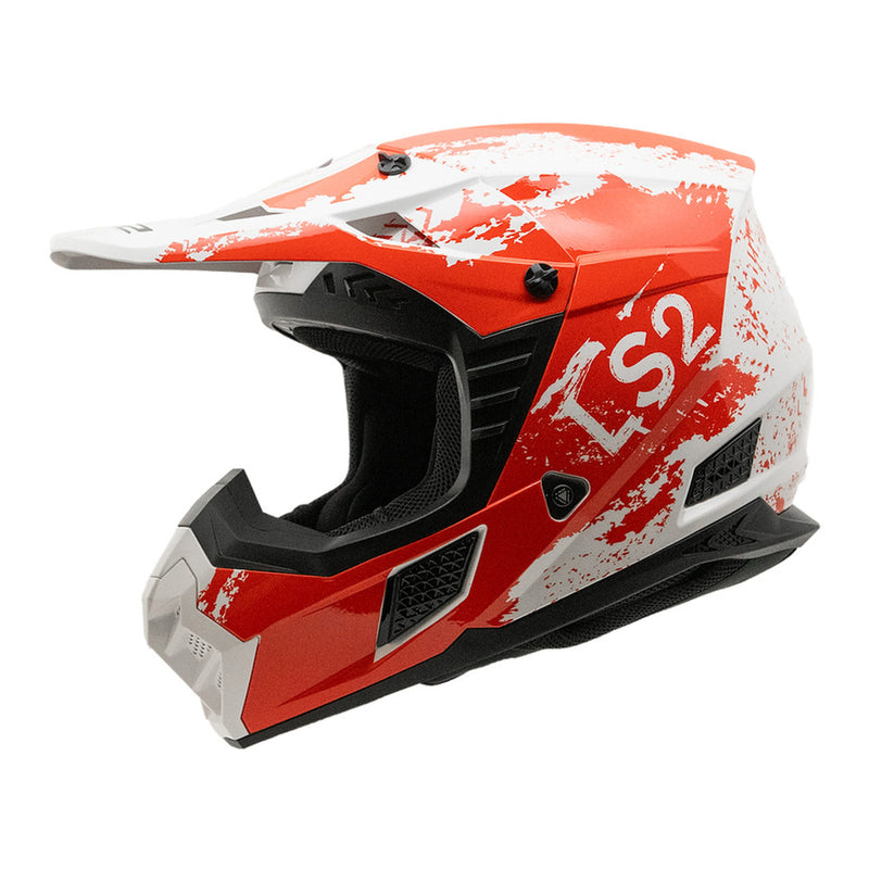 Load image into Gallery viewer, LS2 MX706 COZ Hyde Helmet - Red / White 06
