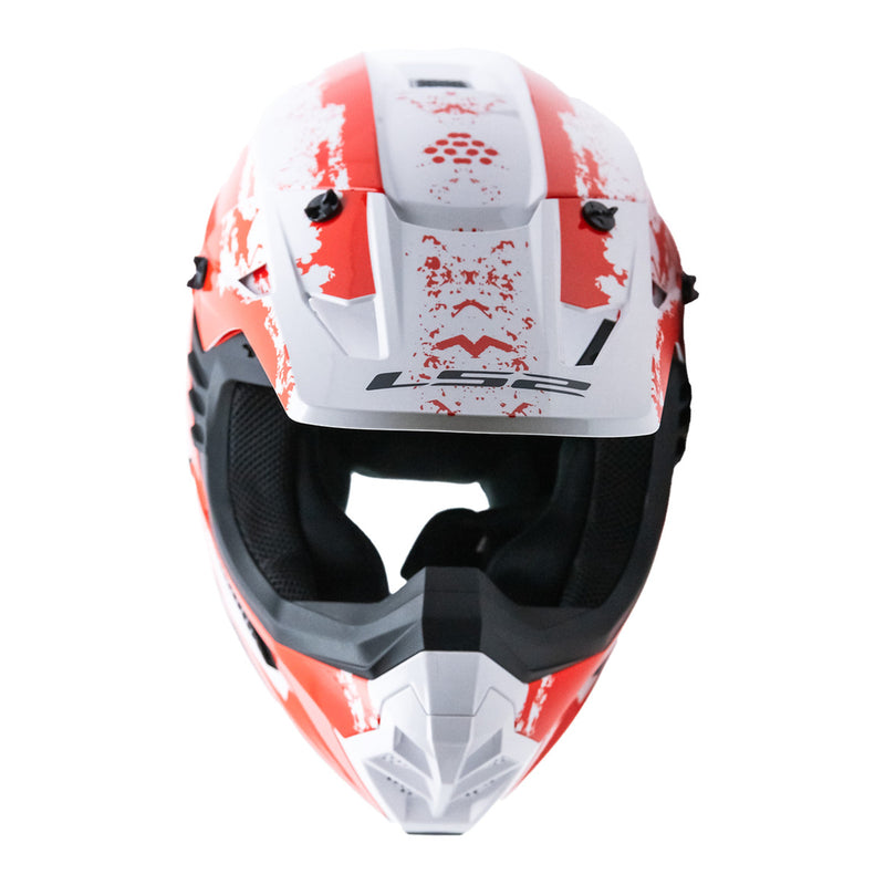 Load image into Gallery viewer, LS2 MX706J COZ Hyde Junior Helmet - Red / White 06
