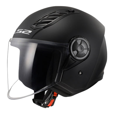 LS2 OF616 Airflow II Helmets - Matte Black 06