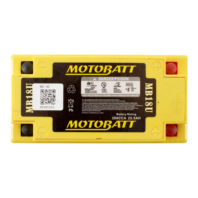 Load image into Gallery viewer, Motobatt Battery Quadflex AGM - MB18U
