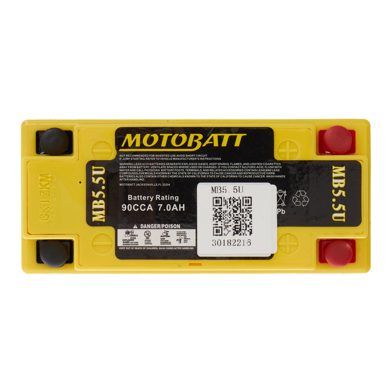 Load image into Gallery viewer, Motobatt Battery Quadflex AGM - MB5.5U
